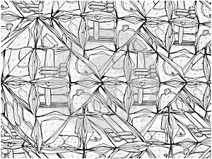 Abstract Uncommonly Constructions Structure Vector