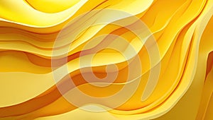 Golden Wave Abstract