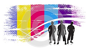 Abstract urban background