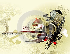 Abstract urban vector