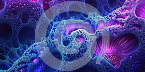 Abstract UV Ultraviolet Light Effect Design, Neon UV Ultraviolet Light Abstract Composition, Glowing UV Ultraviolet Light Abstract