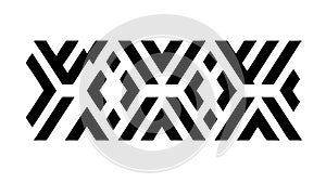 Abstract V-Shape Geometric Pattern Vector, Dynamic Modern Texture, vector design Generative AI