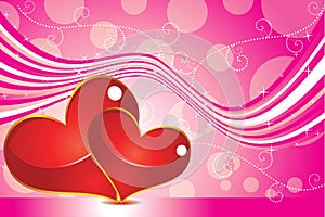 Abstract valentine backgrond