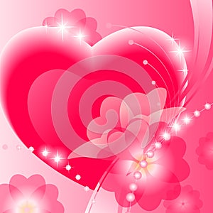Abstract valentine background