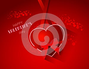Abstract valentine background with heart