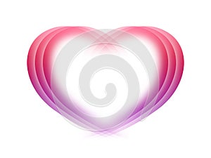 Abstract valentine background heart