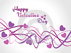 Abstract Valentine Heart Background