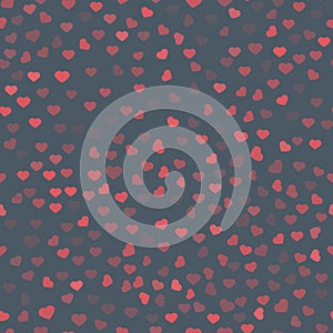 Abstract Valentine s Day hearts. Red hearts. Seamless background for your design. Vector illustration. Love concept. Cute wallpape