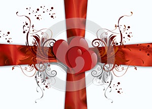 Abstract valentines background