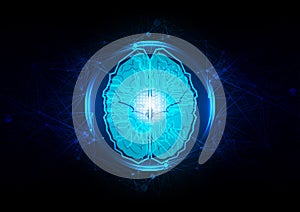 Abstract vector artificial neuralnetwork  concept design. technology  background design. Virtual concept. illustration vector photo