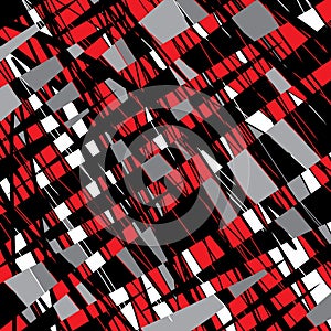 abstract vector background black and red line art texture