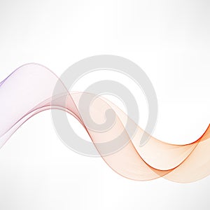 Abstract vector background, blue and green waved lines for brochure, website, flyer design. Transparent smooth wave.