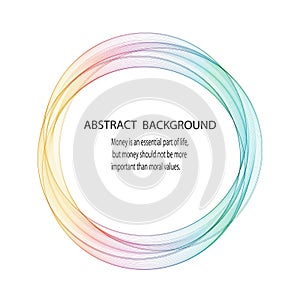 Abstract vector background. Color Circles. template for presentation. eps 10