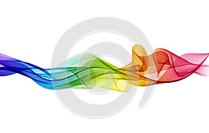 Abstract colorful vector background, color flow wave for design brochure, website, flyer.