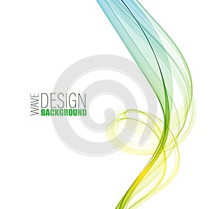 Abstract vector background,color vertical transparent waved lines for brochure, website, flyer design. Blue yellow green