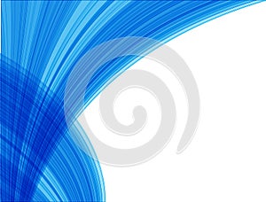 Abstract vector background with color waves