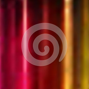 Abstract vector background, colored drapery or curtain. Beautiful gradients and color transitions in yellows, reds and pinks