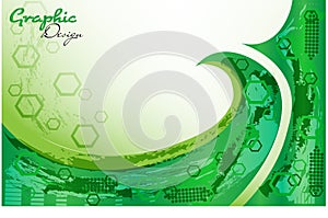 abstract vector background design for graphic resources - green color - by abstract m vector