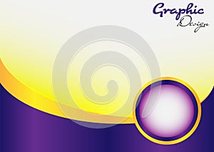 abstract vector background design for graphic resources - purple and yellow color - by abstract m vector