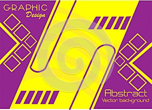 abstract vector background design for graphic resources - purple and yellow color - by abstract m vector