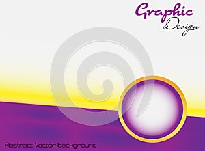 abstract vector background design for graphic resources - purple and yellow color - by abstract m vector