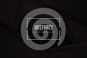 Abstract vector background featuring a dark, geometric design