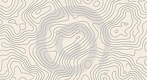 Topographic Map Contour Lines Abstract Background