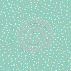 Abstract vector background with glitch polka dot distortion. Seamless noise texture monchrome pastel blue backdrop