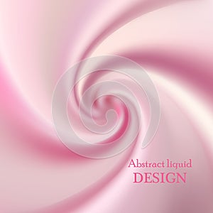 Abstract vector background luxury light pink cloth or liquid wave or wavy folds of grunge silk texture satin velvet