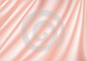 Abstract vector background luxury soft pink cloth or liquid wave. Abstract pink fabric texture background.