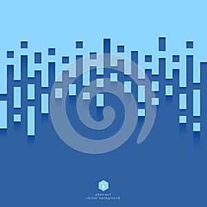 Abstract Vector background merge of 2 colors with blue tones.