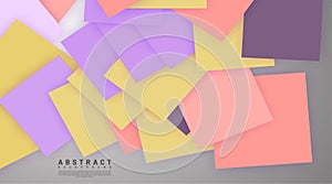 abstract vector background. overlapping full-color square design. New texture for your design