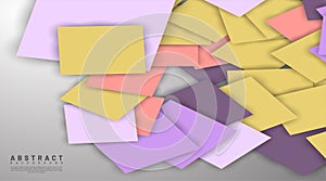 abstract vector background. overlapping full-color square design. New texture for your design
