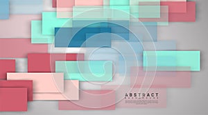 abstract vector background. overlapping full-color square design. New texture for your design