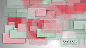 abstract vector background. overlapping full-color square design. New texture for your design