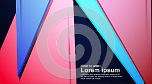 abstract vector background. overlapping shape. New texture for your design