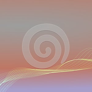 Abstract vector background. Predawn twilight.