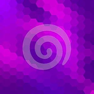 Abstract vector background. purple hexagons. polygonal style. layout for advertising. eps 10