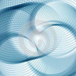 Abstract vector background, round blue transparent ring. Circle shape. Circle lines. Blue circles. Transparent circle