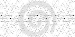 Abstract vector background with a seamless geometric pattern of simple triangle shapes. Stylish vector texture