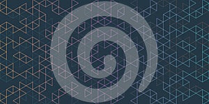 Abstract vector background with a seamless geometric pattern of simple triangle shapes. Stylish vector texture