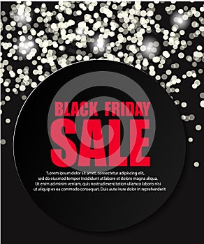 Abstract vector black friday sale layout background. For art template design, list, page, mockup brochure style