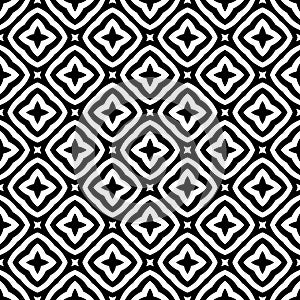 Abstract vector black and white repeated patterns