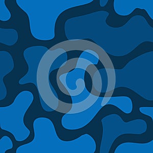 Abstract vector chaotic spotted seamless pattern