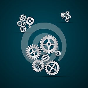 Abstract vector cogs - gears