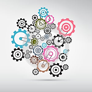 Abstract vector cogs