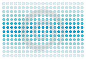 Abstract vector blue circles background