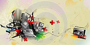 Abstract vector composition