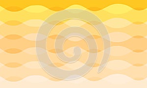Abstract vector curve orange and yellow tone background