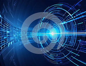 abstract vector future internet technology background illustration